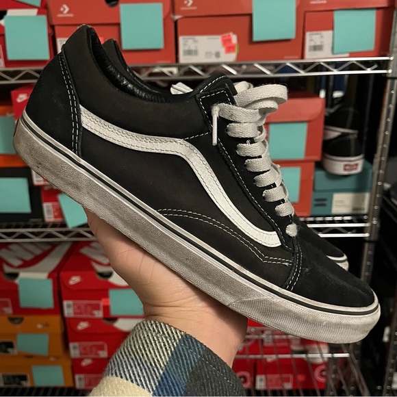 Vans Other - Vans Old Skool Men's Size 10.5 Black White Shoes